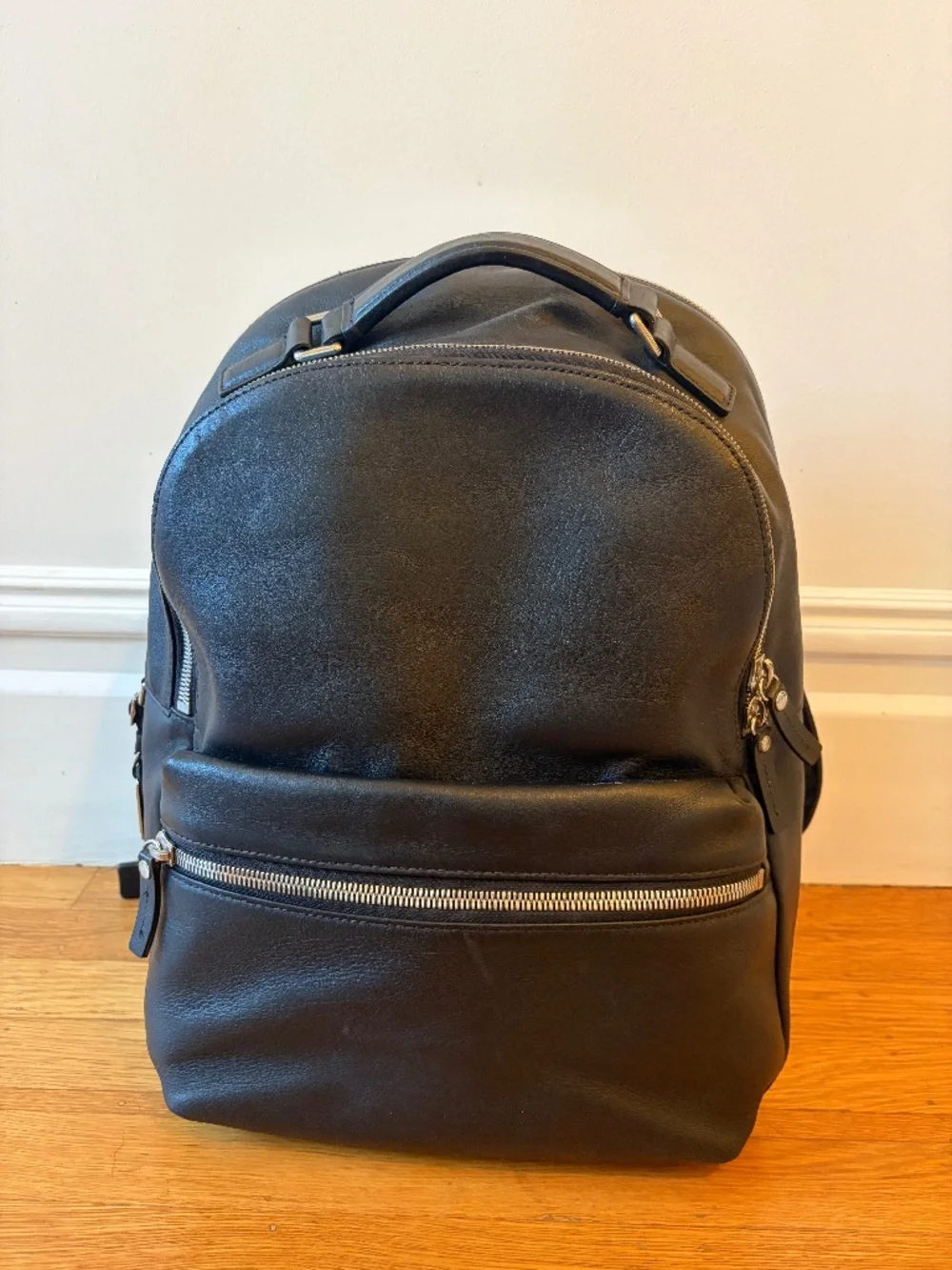 Shinola Runwell Backpack – Black Leather
